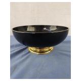 Black Glass Serving/Centerpiece 10" Dish bowl