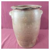 Double handle Pottery Crock - has some chips
