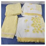 Yellow towels