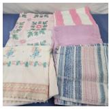 6 towels bathroom pinks