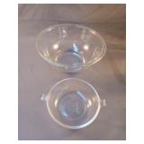 Pyrex bowls for microwave and oven.