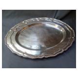 Silver plated serving trays - Stafforrshire