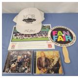 Moe bandy autographed hat, fan fair signed. Del