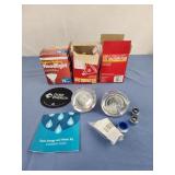 Flood light bulbs, shower heads save water