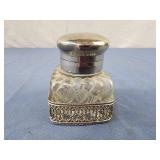 Vintage glass ink well