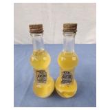 Vintage olive oil bottles