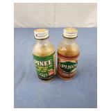 Vintage small bottles of pinee and alpinol