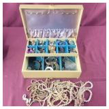 Jewelry Box with Broken and Mismatched pieces