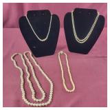 Faux Pearl Necklaces