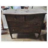 41.5 W x34.5H x21D vintage dresser