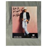 Autograph signed by Ken Mellons