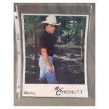 Autograph signed by Mark Chestnut