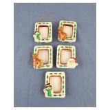 Ceramic 3" photo ornaments