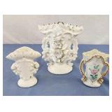 French porcelain vases