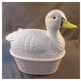 Vintage duck cookie jar
