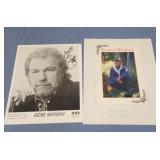 Gene watson signed photo, aaron Tippen
