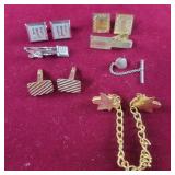 Cuff Links and Tie clips