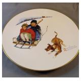 Norman Rockwell Winter-Downhill Daring collector