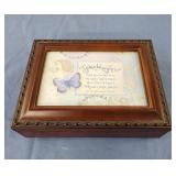 Granddaughter jewelry music box Amazing Grace