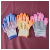 3 pairs Stretchable Ladies Work/Garden Gloves