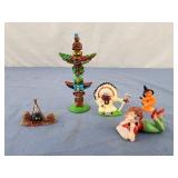 Vintage plastic toys small decor