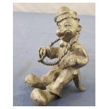 Rawcliffe pewter clown P Davis
