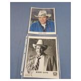 Bobby Bare autographed 8x10s