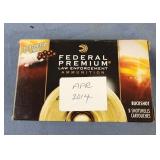Federal premium 12 GA 2 3/4" buckshot box of 5