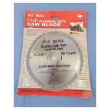 Pit bull 7 1/4" 40 carbide teeth saw blade