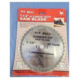 Pit bull 7 1/4" 40 carbide teeth saw blade