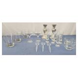 Various glassware, drinking glasses, 25th