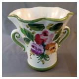 Vase hand Painted in Italy for FTD 5.5