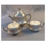 Vintage silver plated tea set.