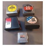 Lot of tape measures