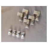 90 degree male elbow and straight fittings 9/16