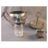 Silver plated misc lot