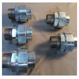 10 1/2" Male Union Raccord Male 1 1/2"-5 Pieces