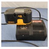 18v Ryobi charger and battery powers on shows