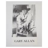 Gary Allan autographed picture