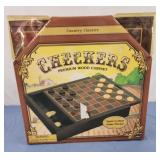 Fundex Games Brand CHECKERS w Premium Wood