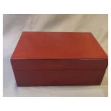Wood jewelry box 5.5 x 2.5 x 4