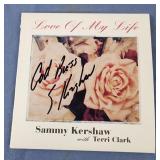 Sammy Kershaw autographed CD single "Love of my