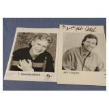 T Graham Brown, Jeff Chance autographed photos