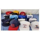 Assorted hats lot of 15, vintage burlington