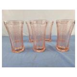 Nice Set of 7 Madrid Recollection PINK depression