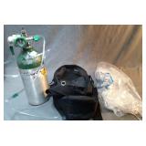 Precision Medical Oxygen regulator, tank, carry