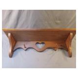 Wood shelf 23.5 x 7 x 7.5