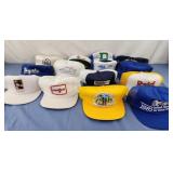 Lot of 14 hats, kenworth, NC, assorted businesses