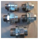 10 1/2" Male Union Raccord Male 1 1/2"-5 Pieces