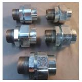 10 1/2" Male Union Raccord Male 1 1/2"-5 Pieces